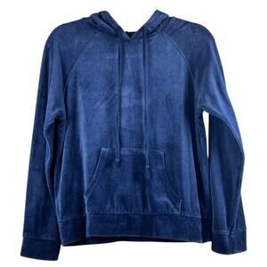 Ambiance Velour Blue Hoodie M